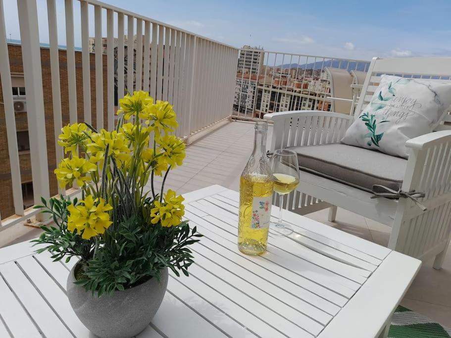 מאלגה Sea Views Penthouse City Center מראה חיצוני תמונה