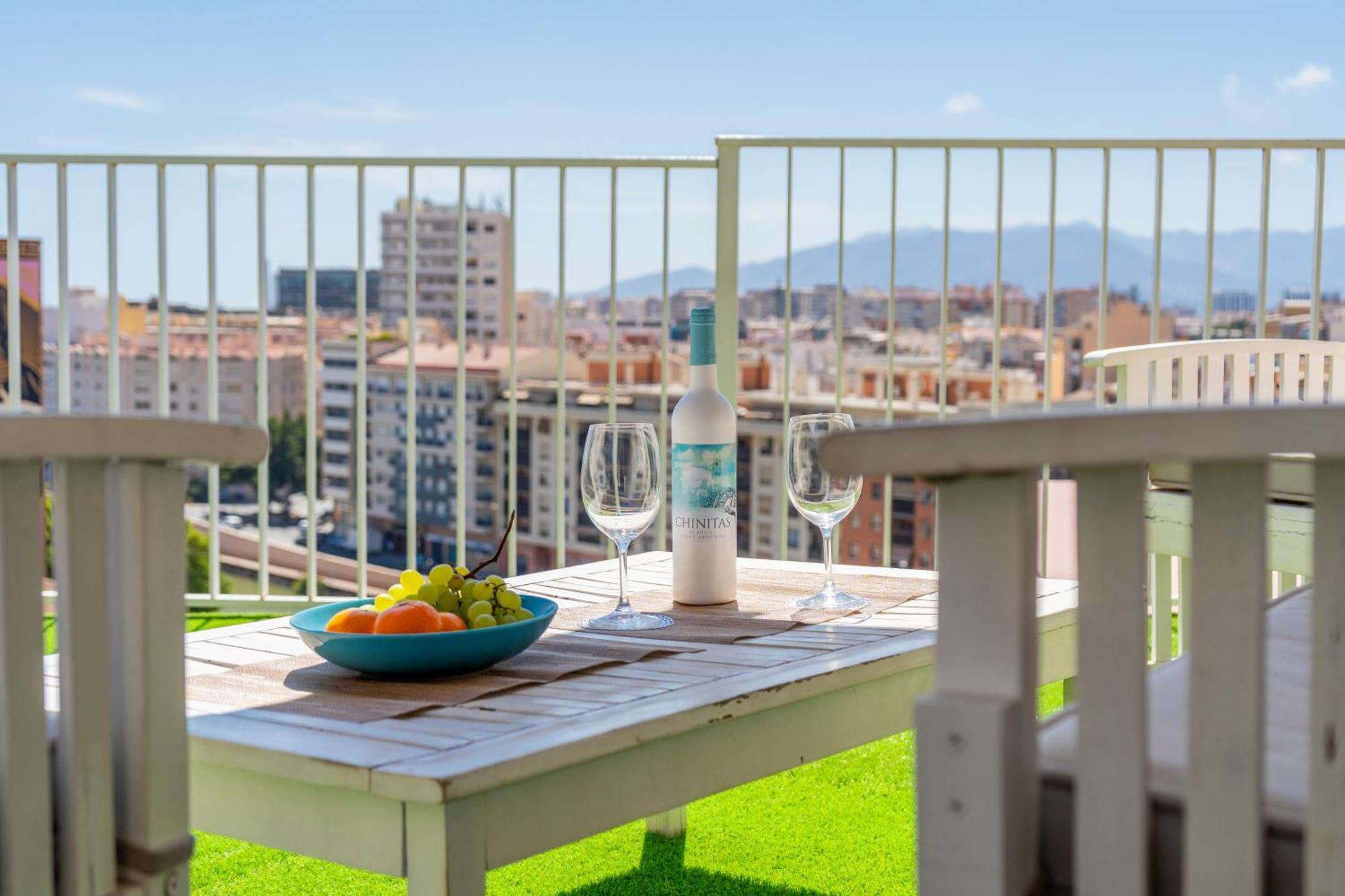 מאלגה Sea Views Penthouse City Center מראה חיצוני תמונה