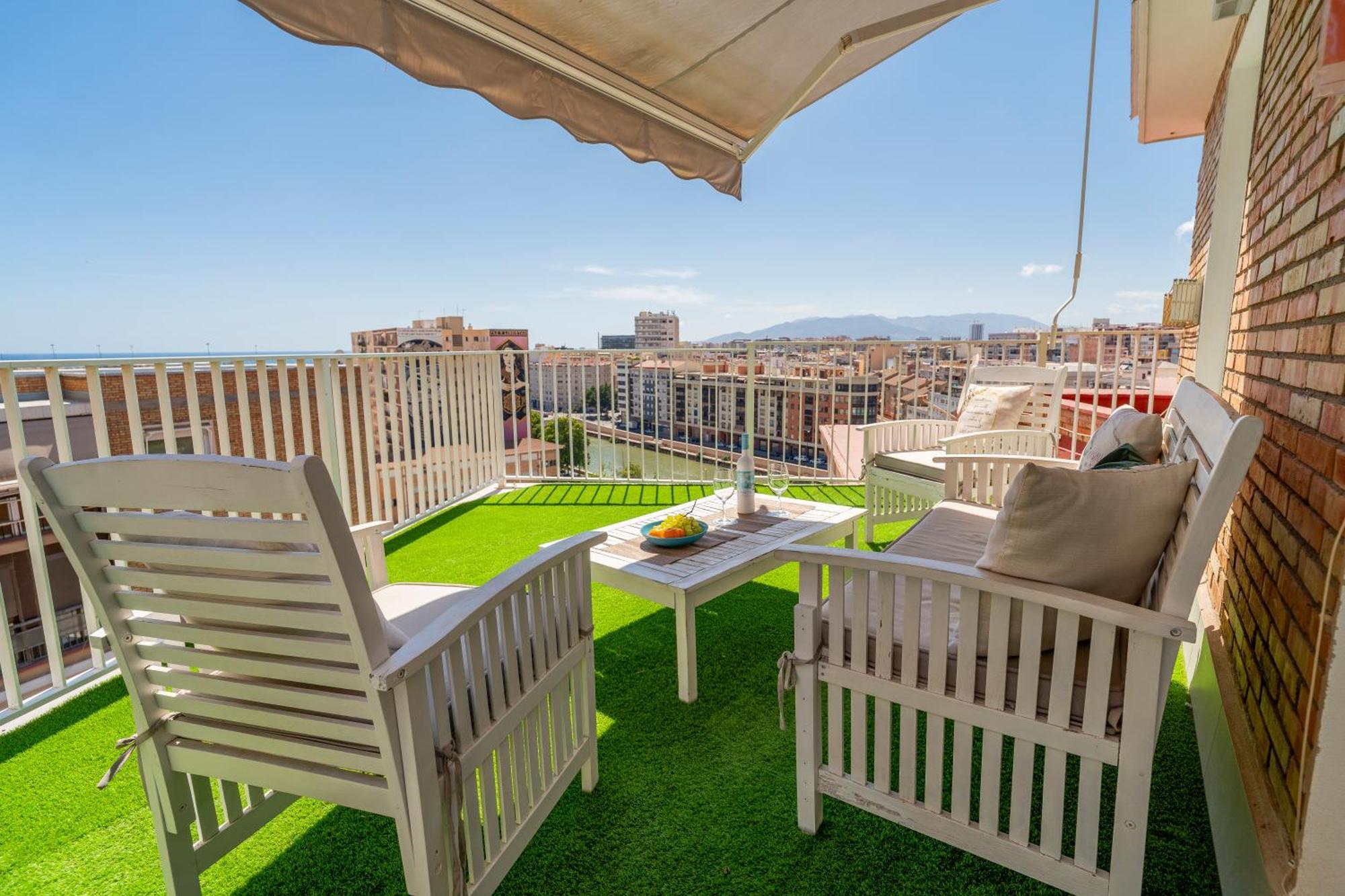 מאלגה Sea Views Penthouse City Center מראה חיצוני תמונה